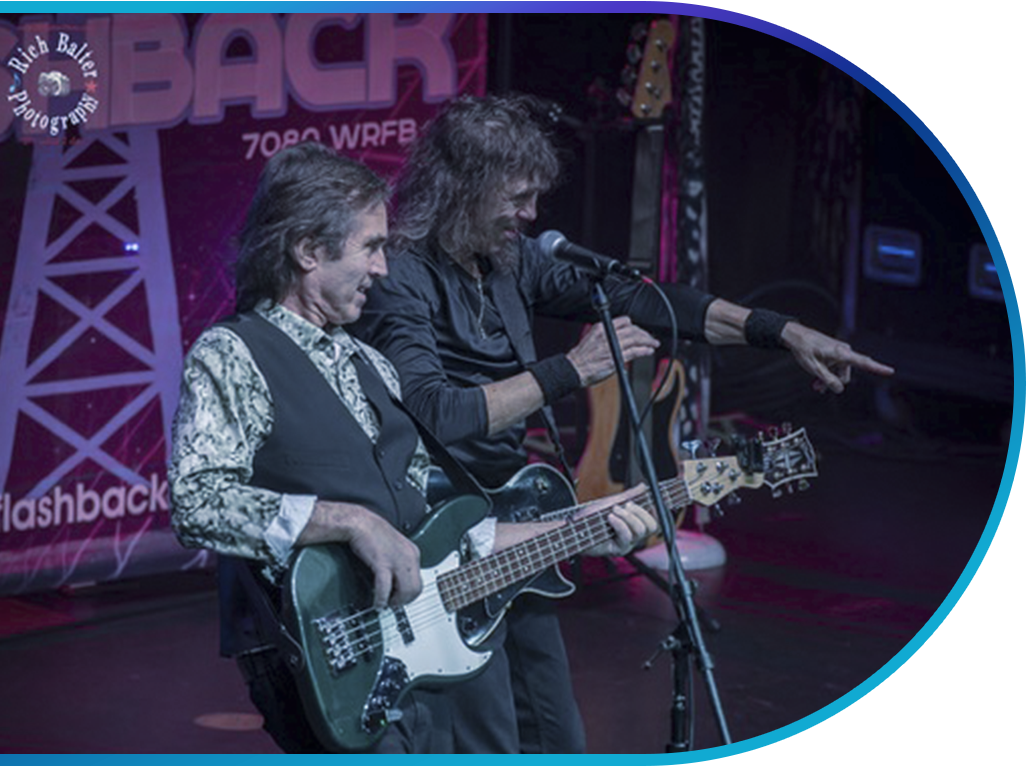 Photo of Mike and Steve on stage